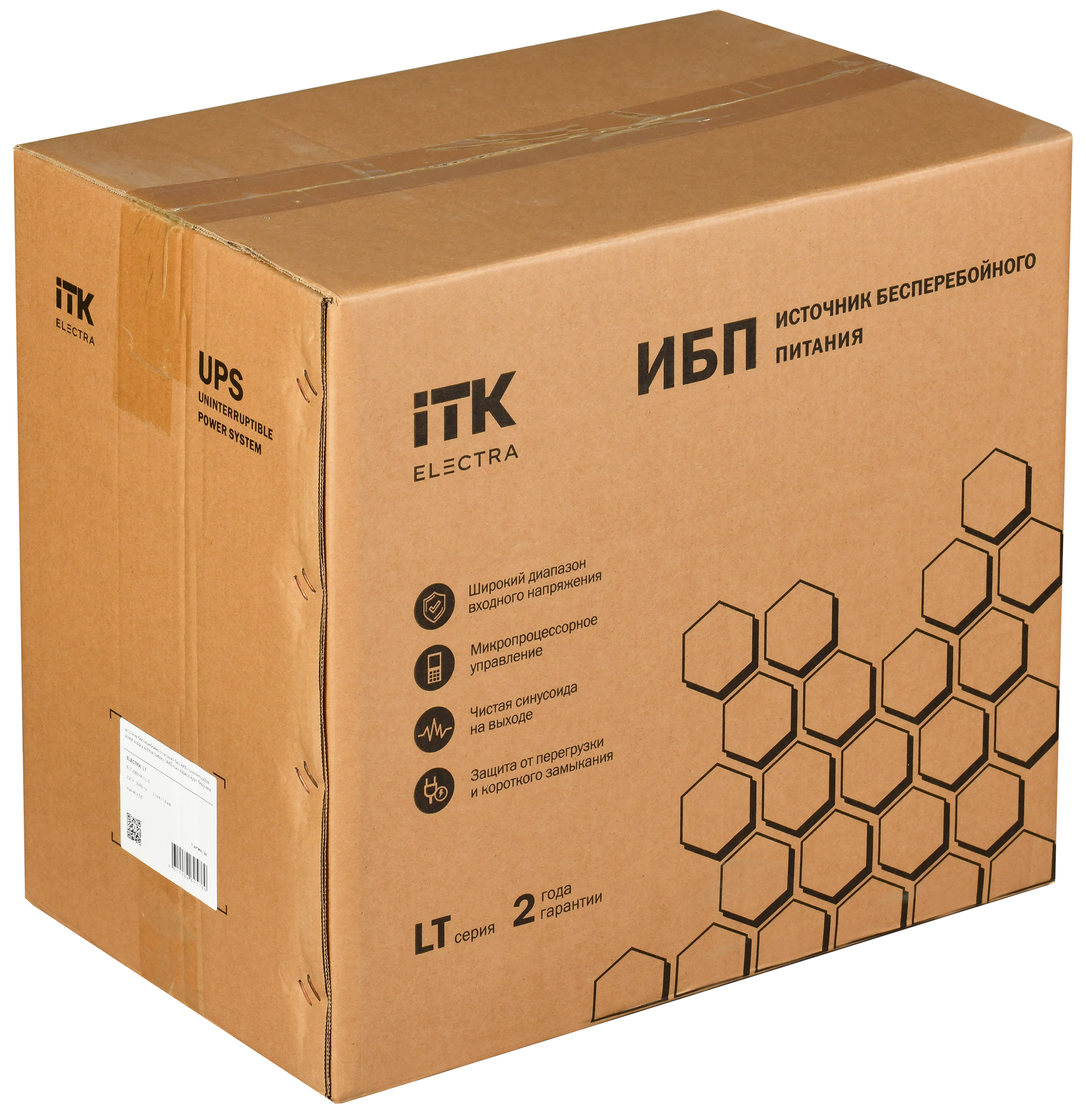 ITK ELECTRA LT ИБП 2кВА/1,6кВт 48VDC без АКБ USB Schuko