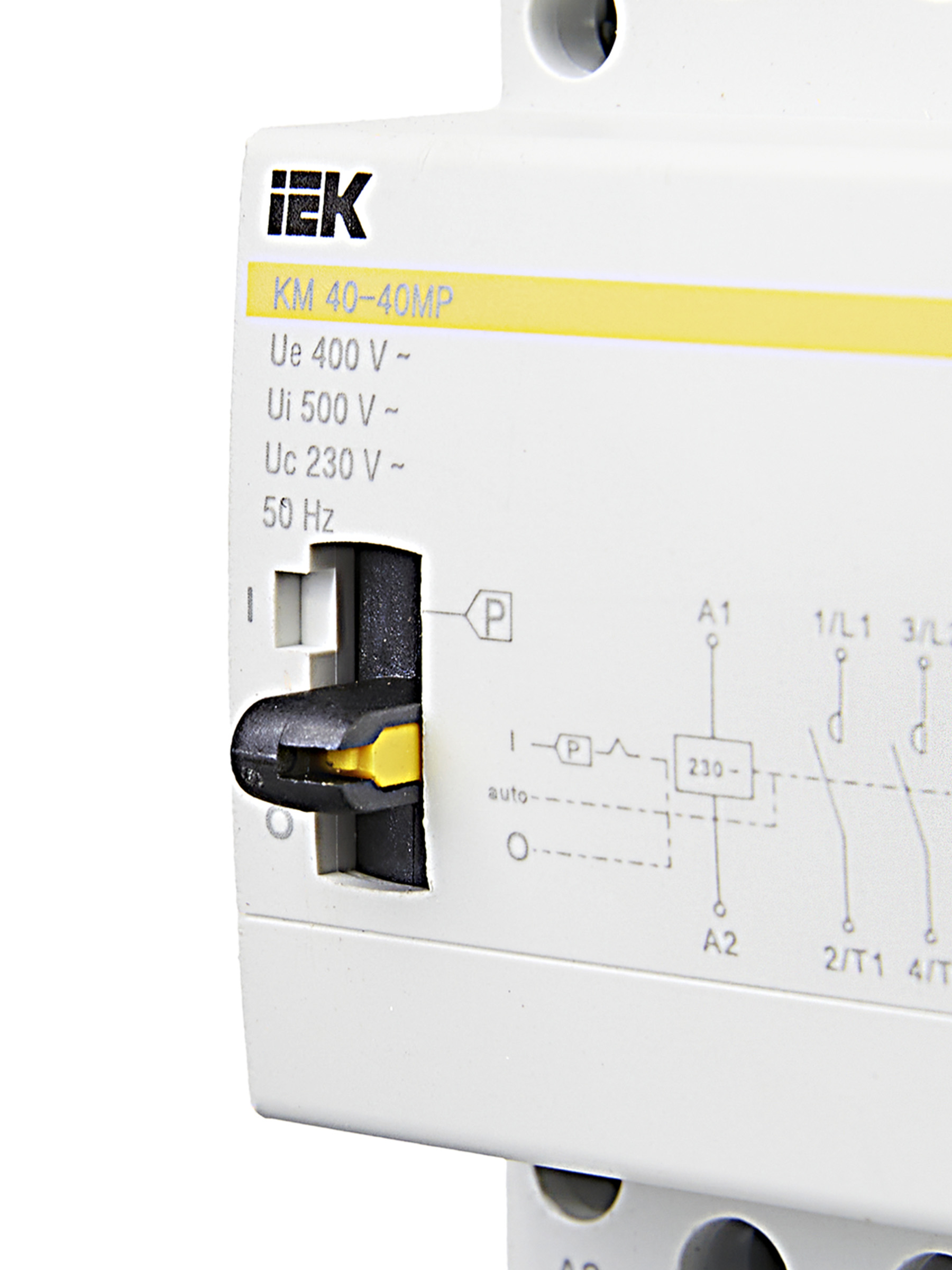 Контактор модульный с ручным упр. КМ40-40МР AC KARAT IEK
