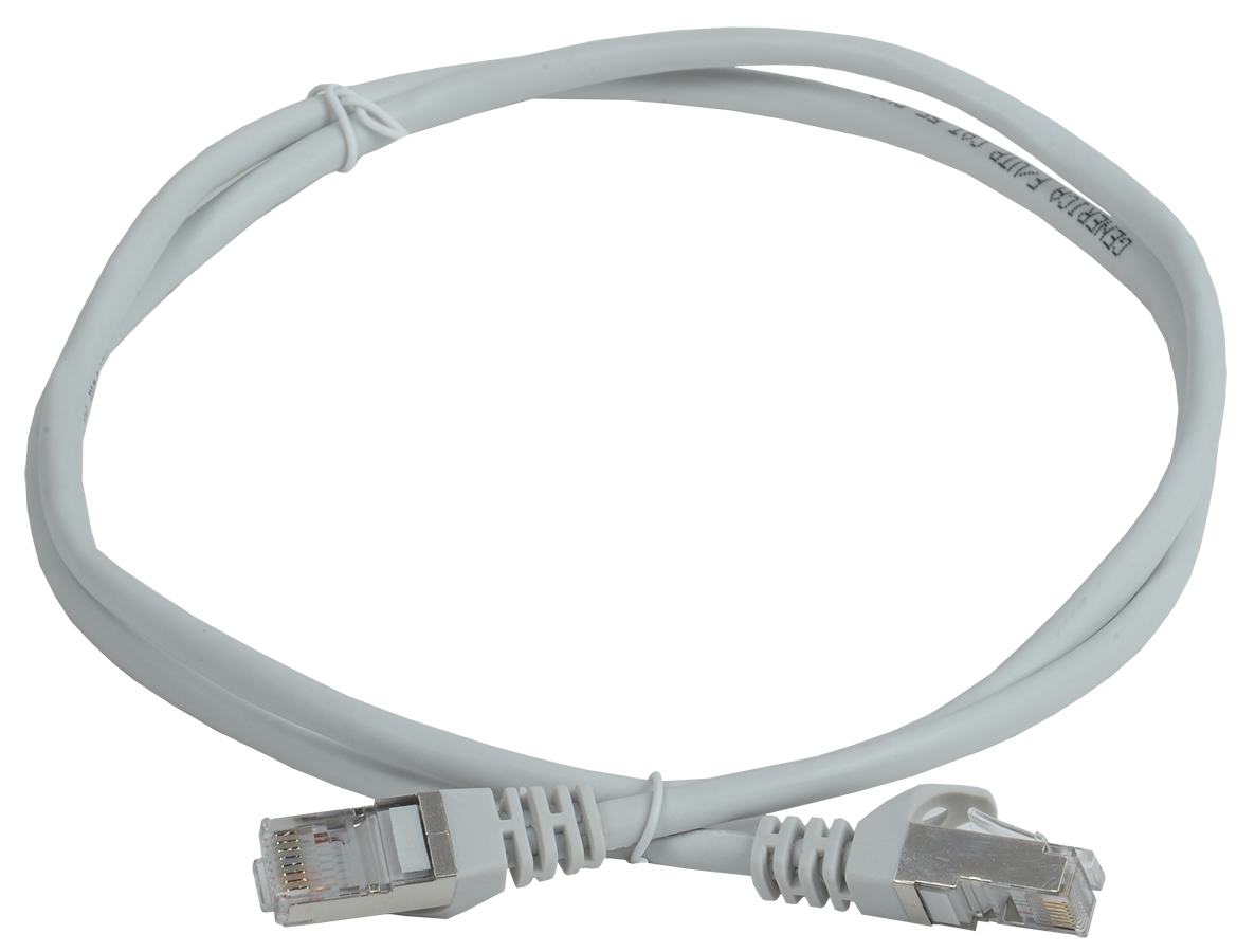 ITK PC01-C5EF-05M-G Шнур коммутационный кат. 5Е FTP 0,5м серый GENERICA