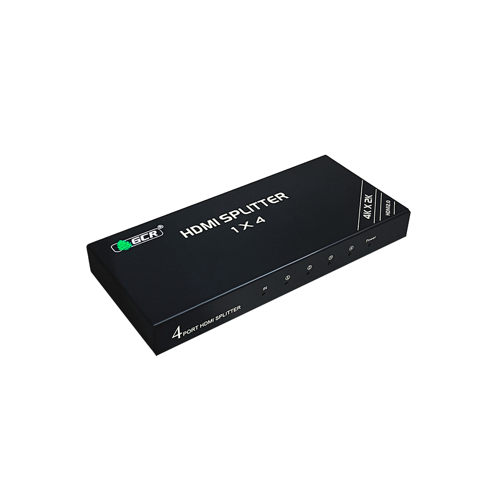 GCR Разветвитель HDMI 2.0, 1 на 4 выхода, 4К60Hz с функцией масштабирования Scaler, HDCP 2.3