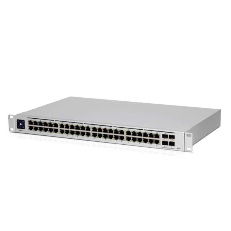 UBIQUITI USW-Pro-48 Коммутатор в стойку, 48х 1G RJ45, 4х 10G SFP+
