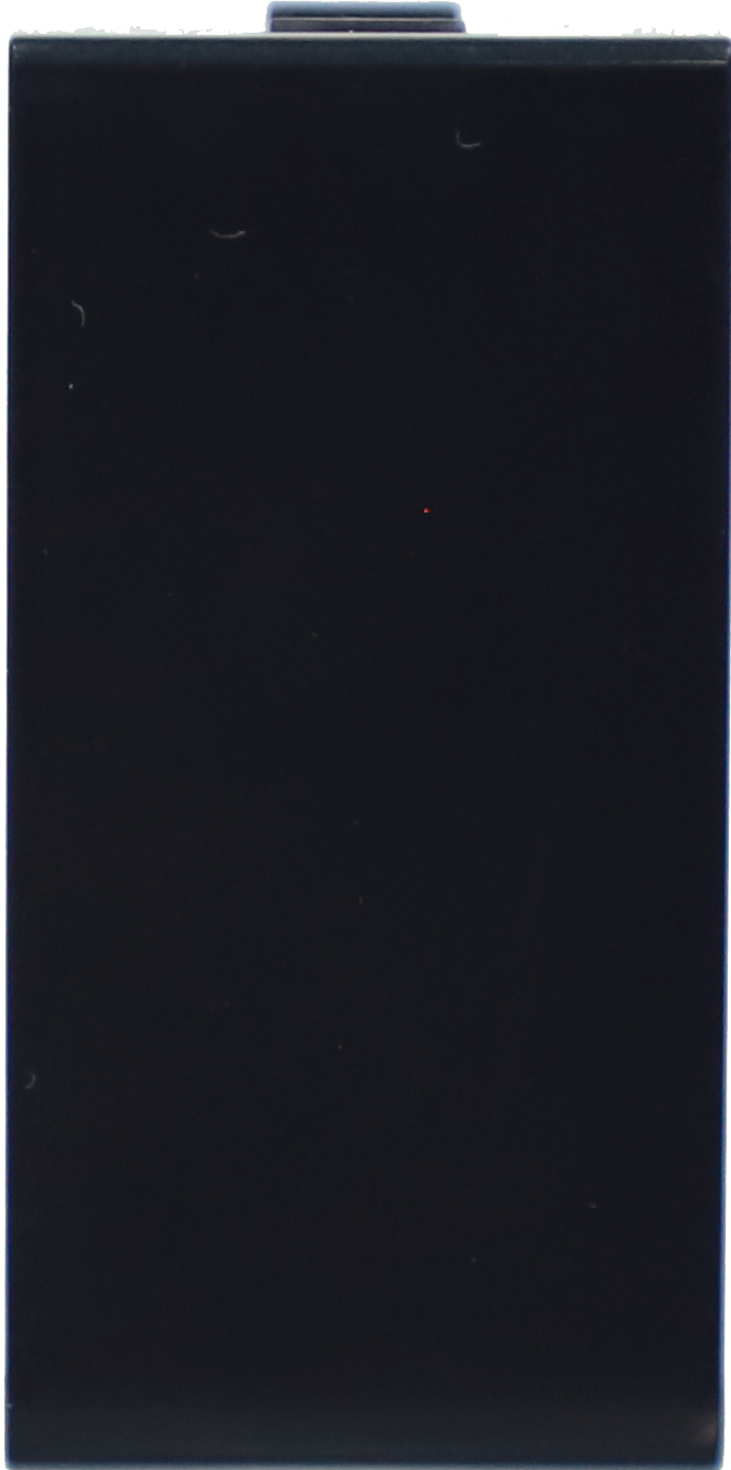 Donel Заглушка 1 мод., черн. (22.5х45мм)