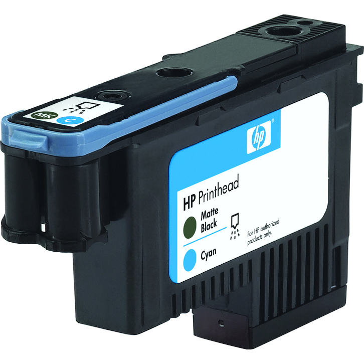 Печатающая головка/ HP 70 Matte Black and Cyan Printhead