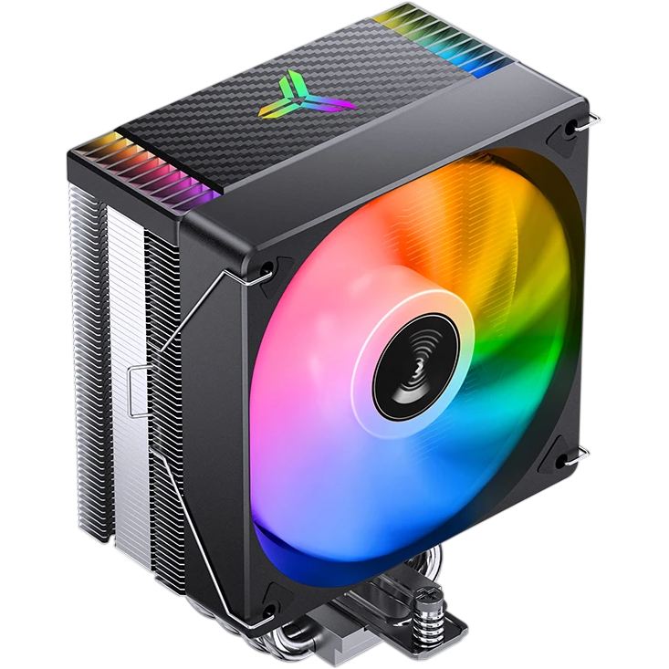 Кулер для процессора/ CPU Cooler JONSBO CR-1000MAX V2 ARGB (230W, 4-pin PWM, 157mm, Al/Cu, 6x6mm, ARGB, 1x120mm, 70.8CFM, 33.2dBA, 1800RPM, S: 1851/1700/1200/115X, AM4/AM5 Black)
