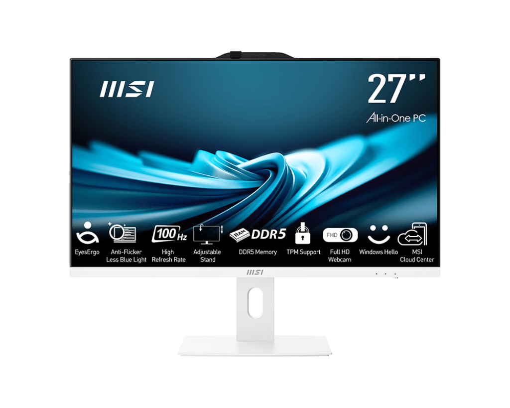 MSI Pro AP272P 14M-617XRU [9S6-AF8322-1060] White 27" {Full HD i5 14400/16Gb /SSD512Gb/ UHDG 730/ noOs/KBM}