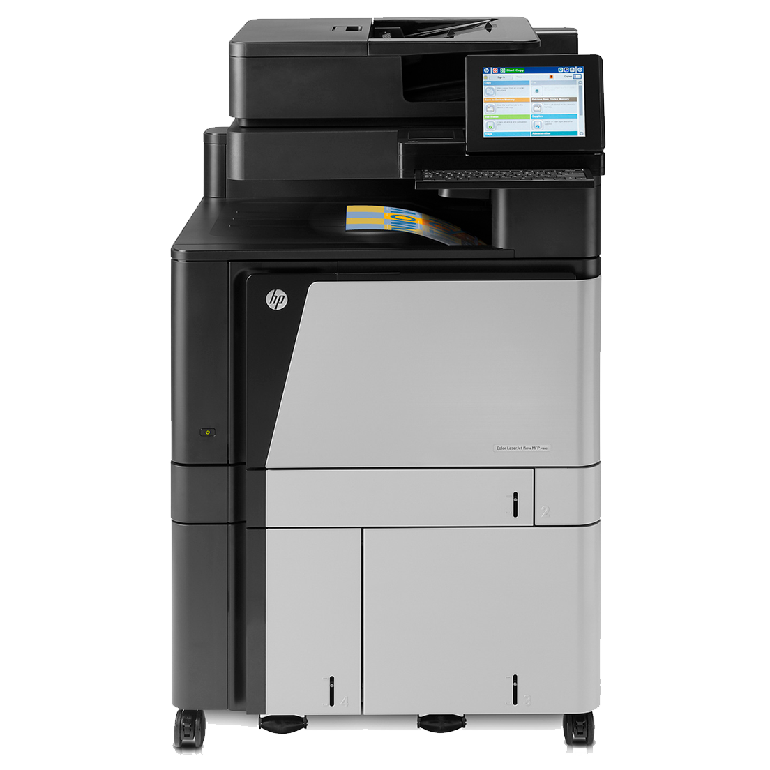 HP Color LaserJet Enterprise flow M880z A2W75A  {пр/ск/коп/факс, A3, 46 стр/мин, дуплекс, 1.5Гб, 320Гб, USB, LAN }{замена CM6030f,CM6040f  CE665A,Q3939A}