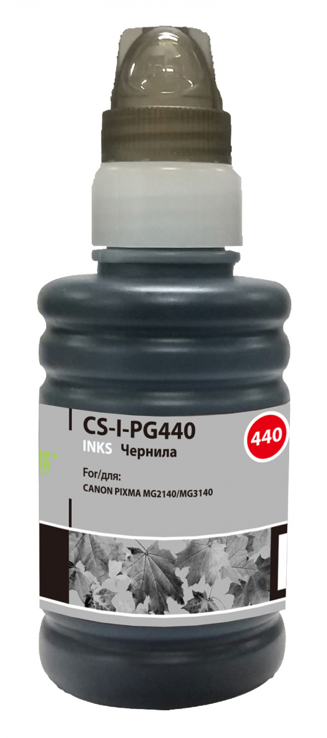 Cactus PG-440 Чернила для Canon Pixma MG2140/MG3140, чёрный, 100 мл.