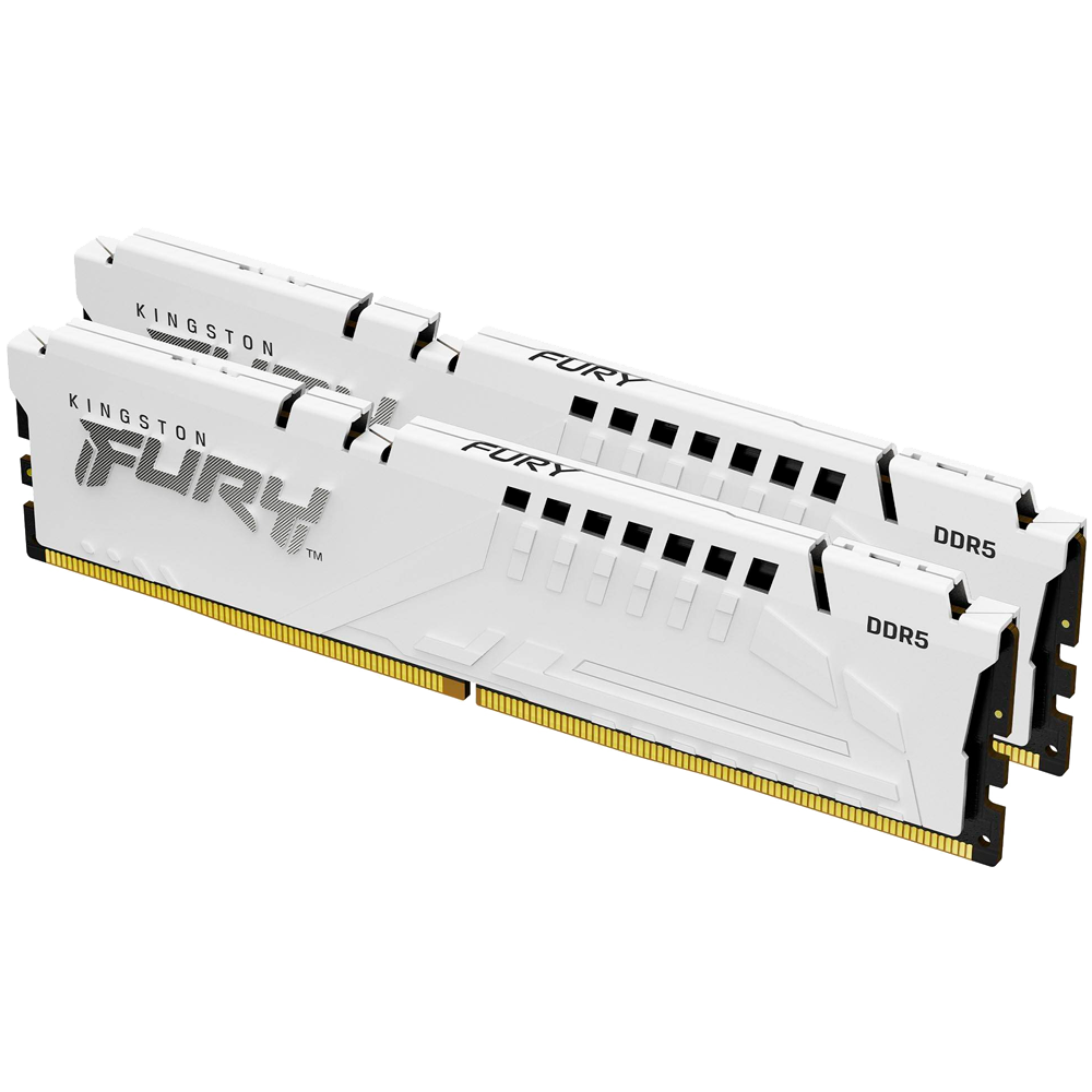 Kingston DDR5 DIMM 32GB 5600MT/s CL40 (Kit of 2) FURY Beast White XMP KF556C40BWK2-32