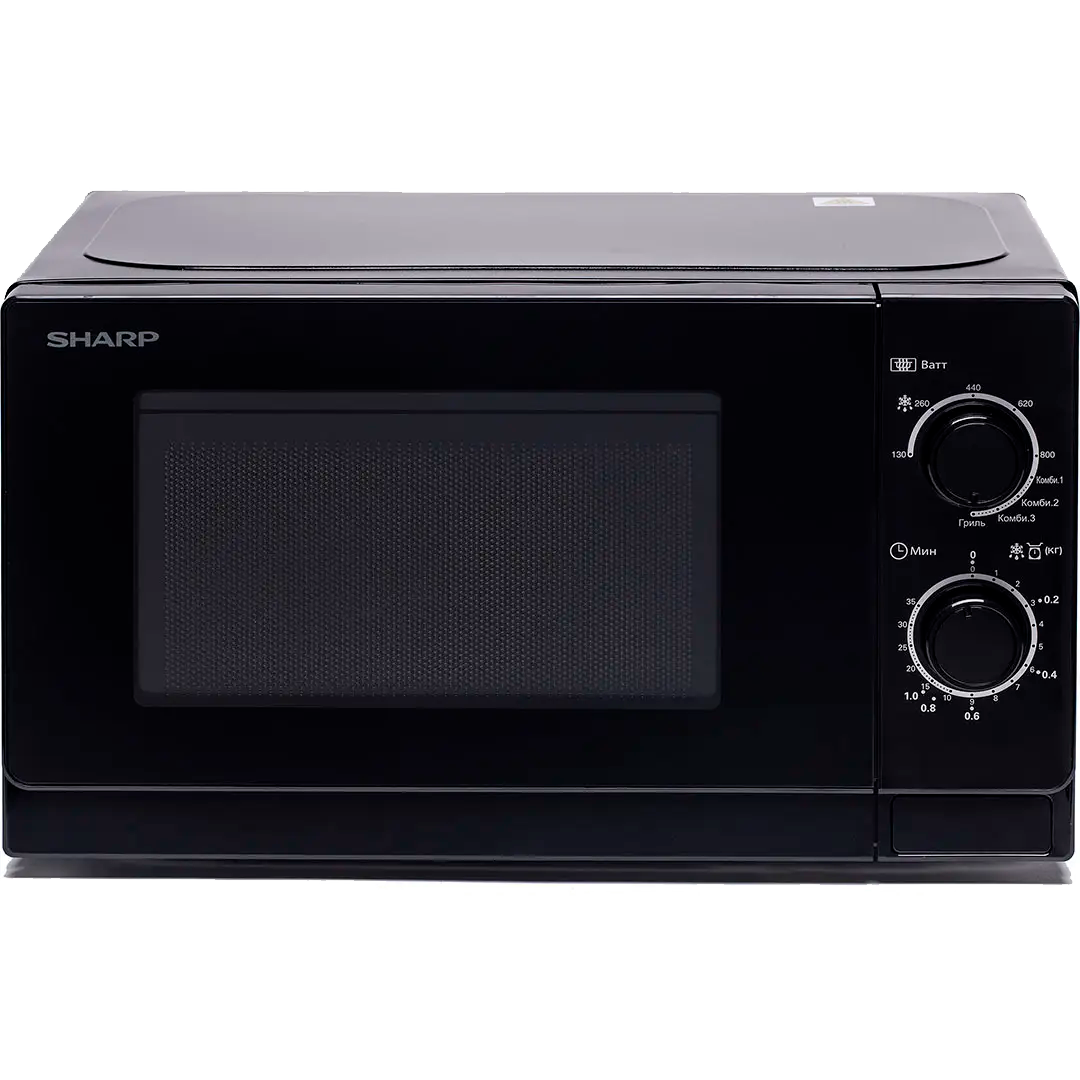 Микроволновая печь Sharp/ 20 л, 800 Вт, 1000 Вт гриль, эмаль, черный