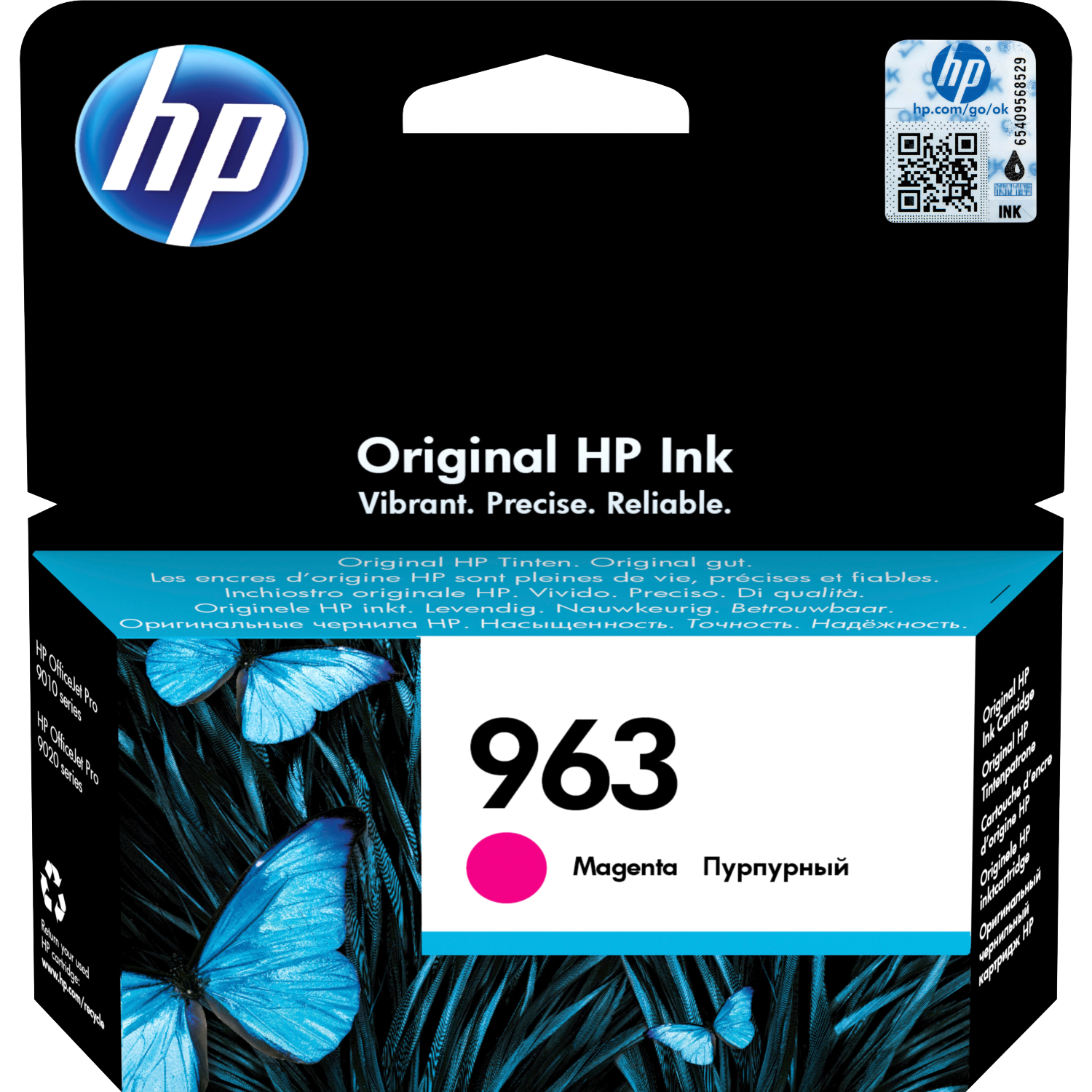 HP 3JA24AE Картридж струйный  963 пурпурный (700стр.) {HP OfficeJet Pro 901x/902x/HP}