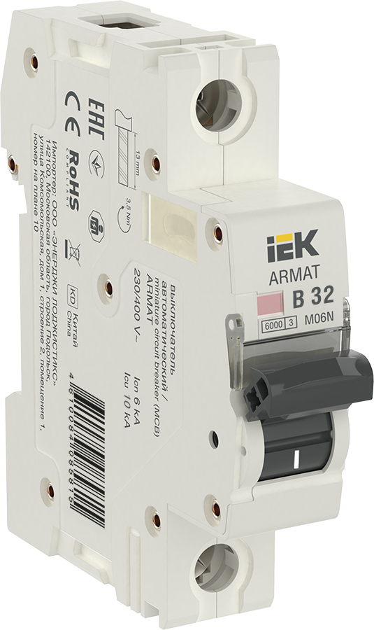 ARMAT Авт. выкл. M06N 1P B 32А IEK