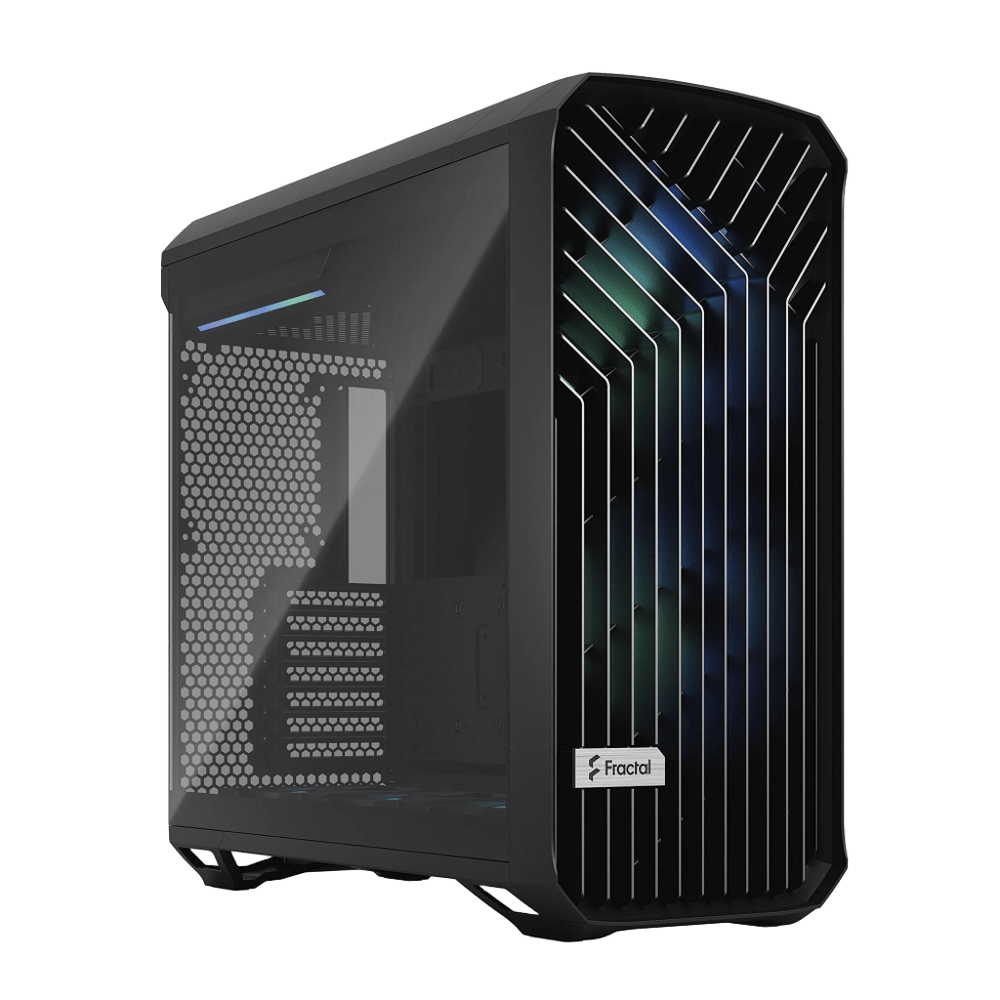 Корпус ПК без блока питания/ Case Fractal Design Torrent RGB, Full-Tower, 2x180mm + 3x140mm RGB, 2xUSB-A 3.2 + 1xUSB 3.2 Type-C E-ATX, SSI-CEB, SSI-EEB, ATX, mATX, mITX Black