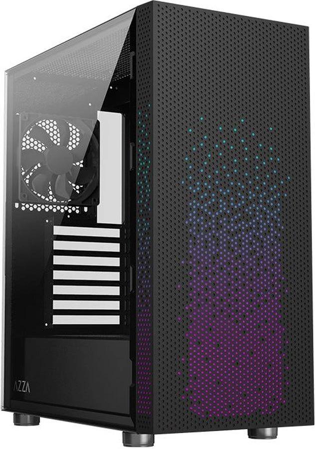 Корпус Azza Celesta F черный ATX 5x120mm 5x140mm 2xUSB2.0 1xUSB3.0 audio bott PSU [CSAZ-340F CELESTA]