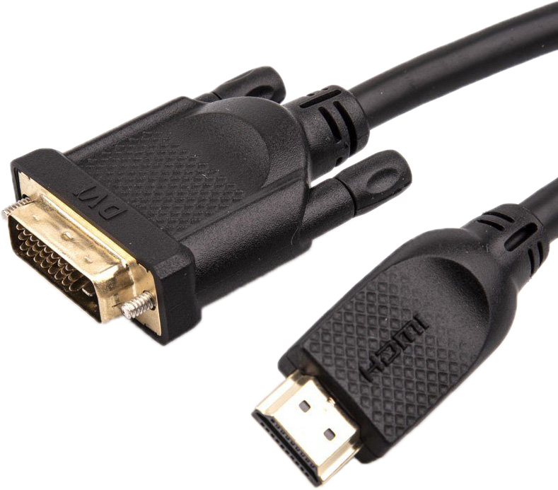 VCOM CG484GD-1.8M Кабель HDMI AM/DVI(24+1)M, 1.8м, CU, 1080P@60Hz, 2F, VCOM  <CG484G-1.8M> [4895182204867]