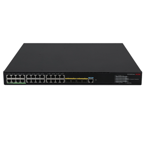 Коммутатор H3C/ H3C S5570S-28S-HPWR-EI-A L3 Ethernet Switch with 24*10/100/1000BASE-T Ports and 4*1G/10G BASE-X SFP Plus Ports, Without Power Supplies, PoE+