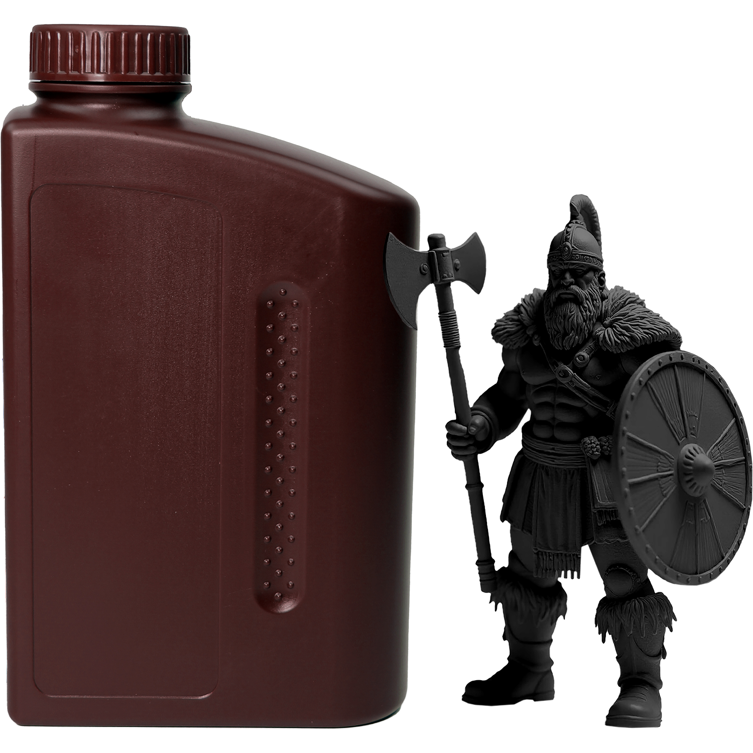 -/ Фотополимерная смола NVPRINT Standard Resin Black для 3D печати;  1 кг/бут