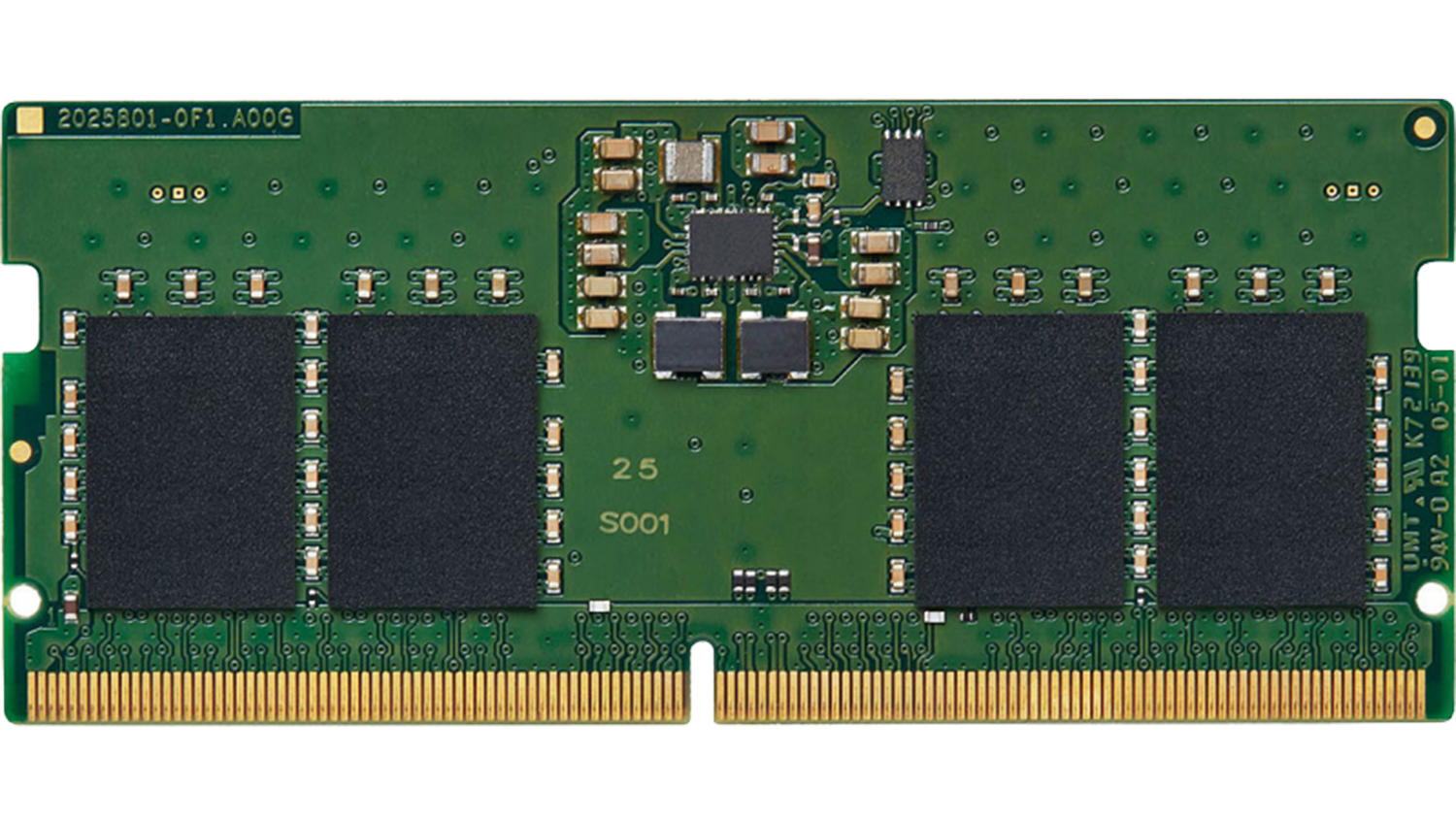 Kingston DDR5  SODIMM 8GB 5600MT/s  Non-ECC CL46 1Rx16 KVR56S46BS6-8