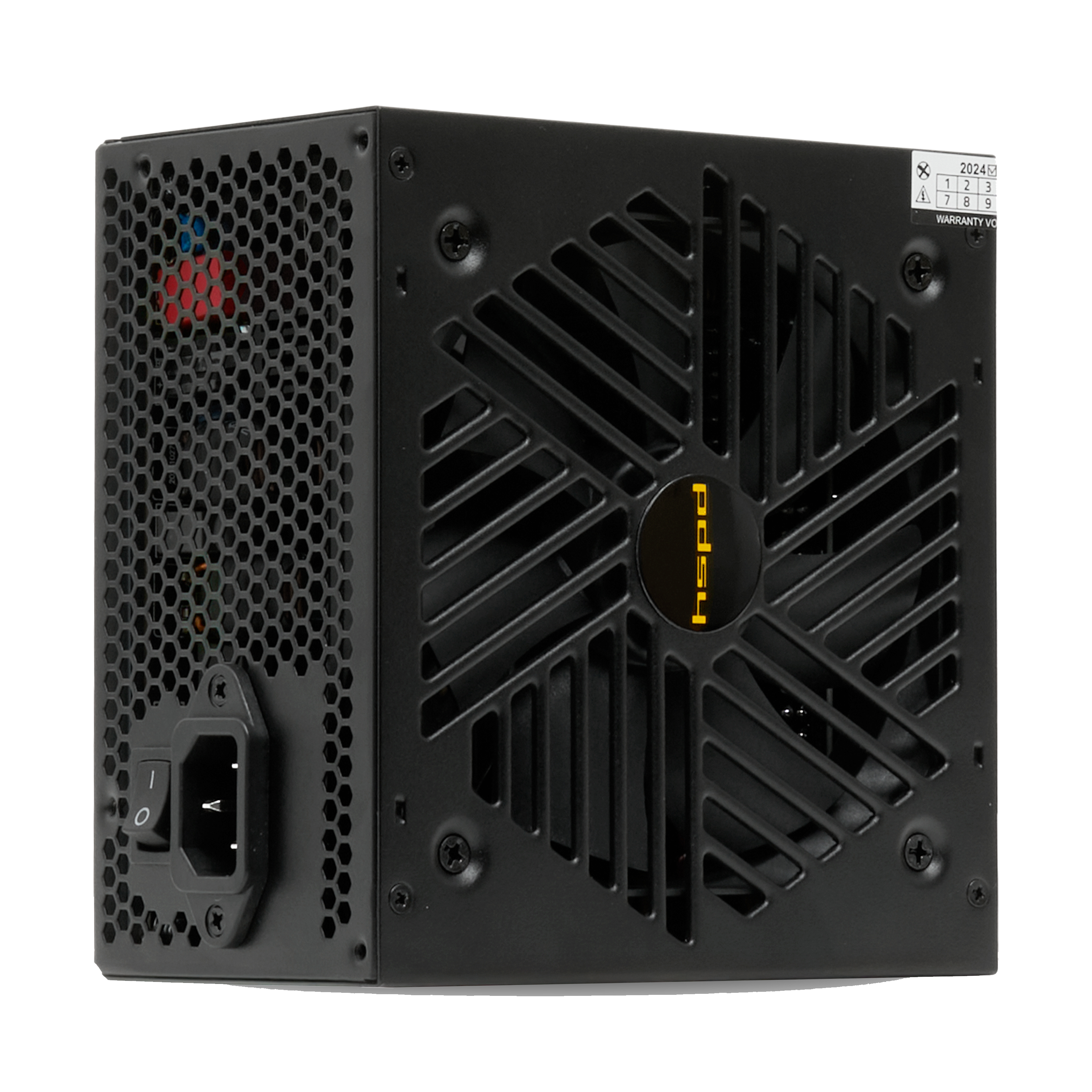Power Supply HSPD, 750W 80+ Gold (ATX, 2.52, Full modular, 1x24(20+4)pin mesh 550mm, 1xCPU*2 8(4+4)pin 650+150mm, 2xPCIe*2 8(6+2)pin 500+150mm, 2xSATA*3 450+150+150mm, 1xMOLEX4pin*3 450+150+150mm , Ac