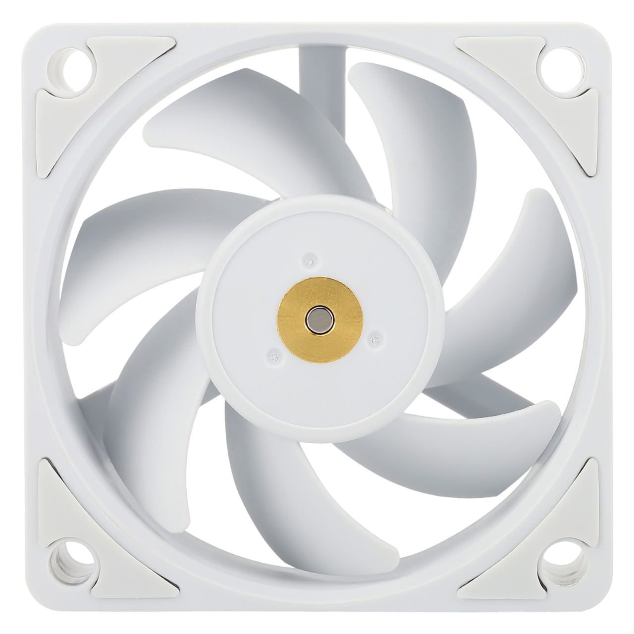 Кулер для корпуса/ Case Cooler Thermalright TL-B6W (60x60x25mm, 4-pin PWM, 16.17CFM, 20.17dBA, 3200RPM, White)