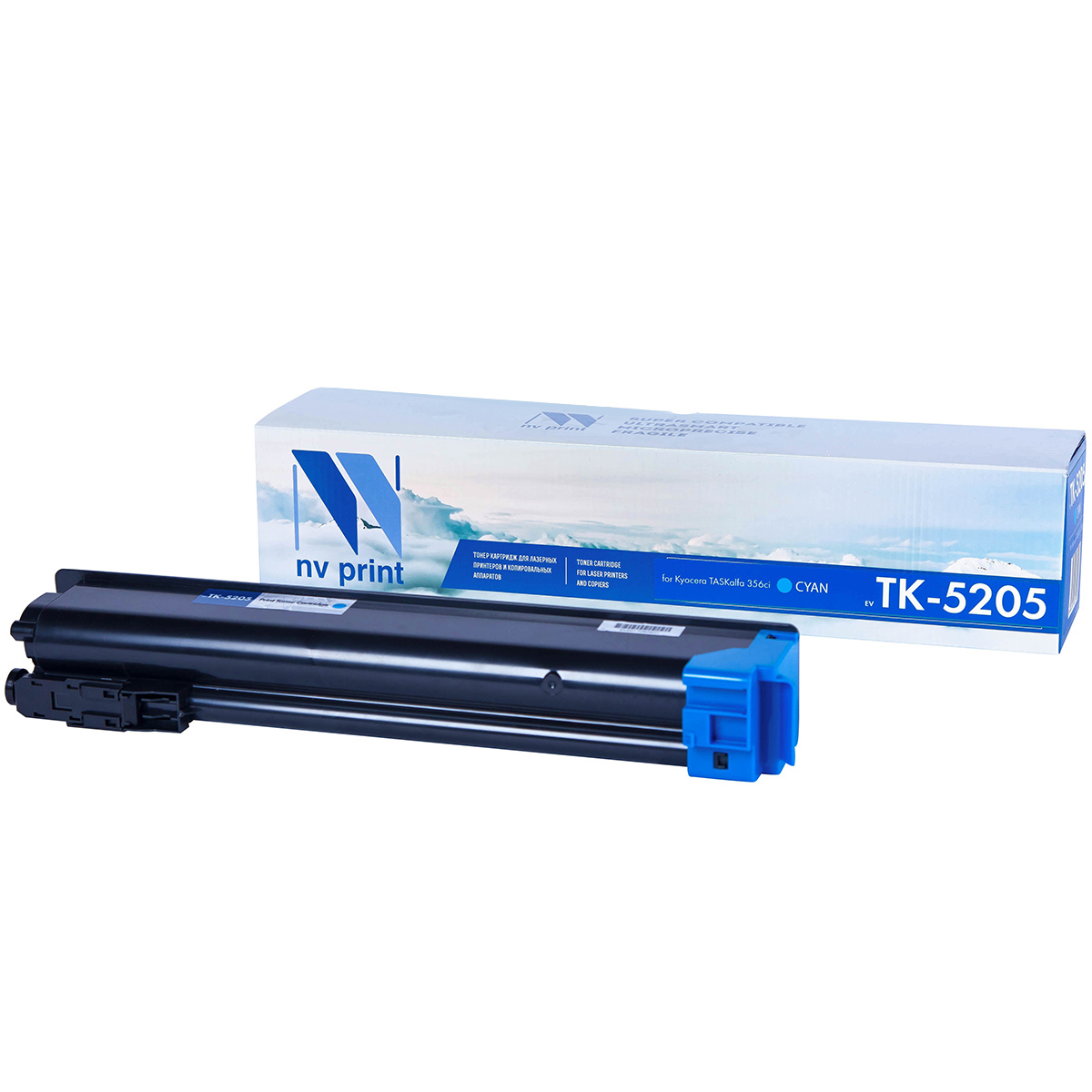NV Print TK-5205C Картридж для Kyocera-Mita TASKalfa 356ci (12000k) Cyan