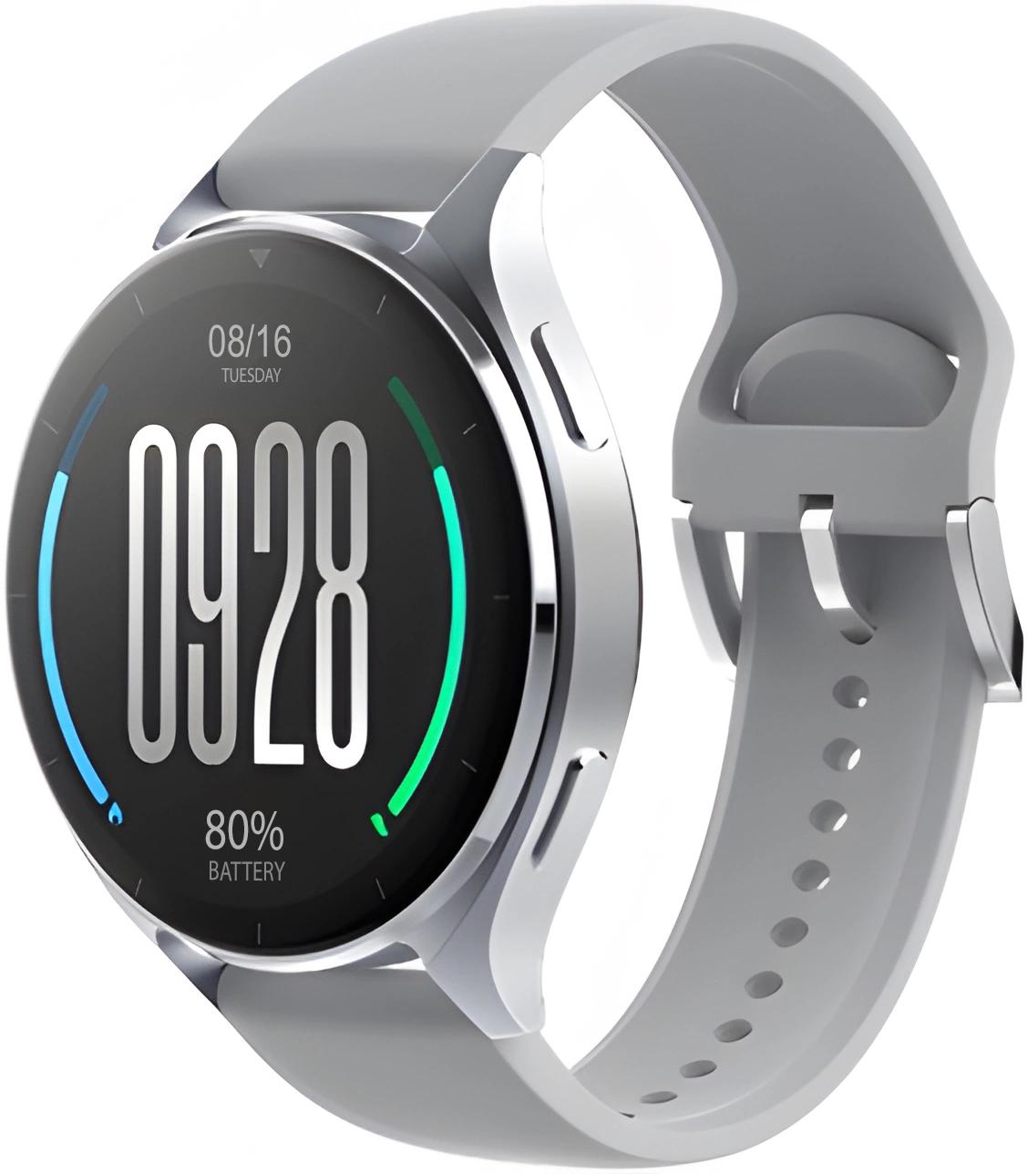 Смарт-часы Xiaomi Watch 2 Silver Case with Gray TPU Strap