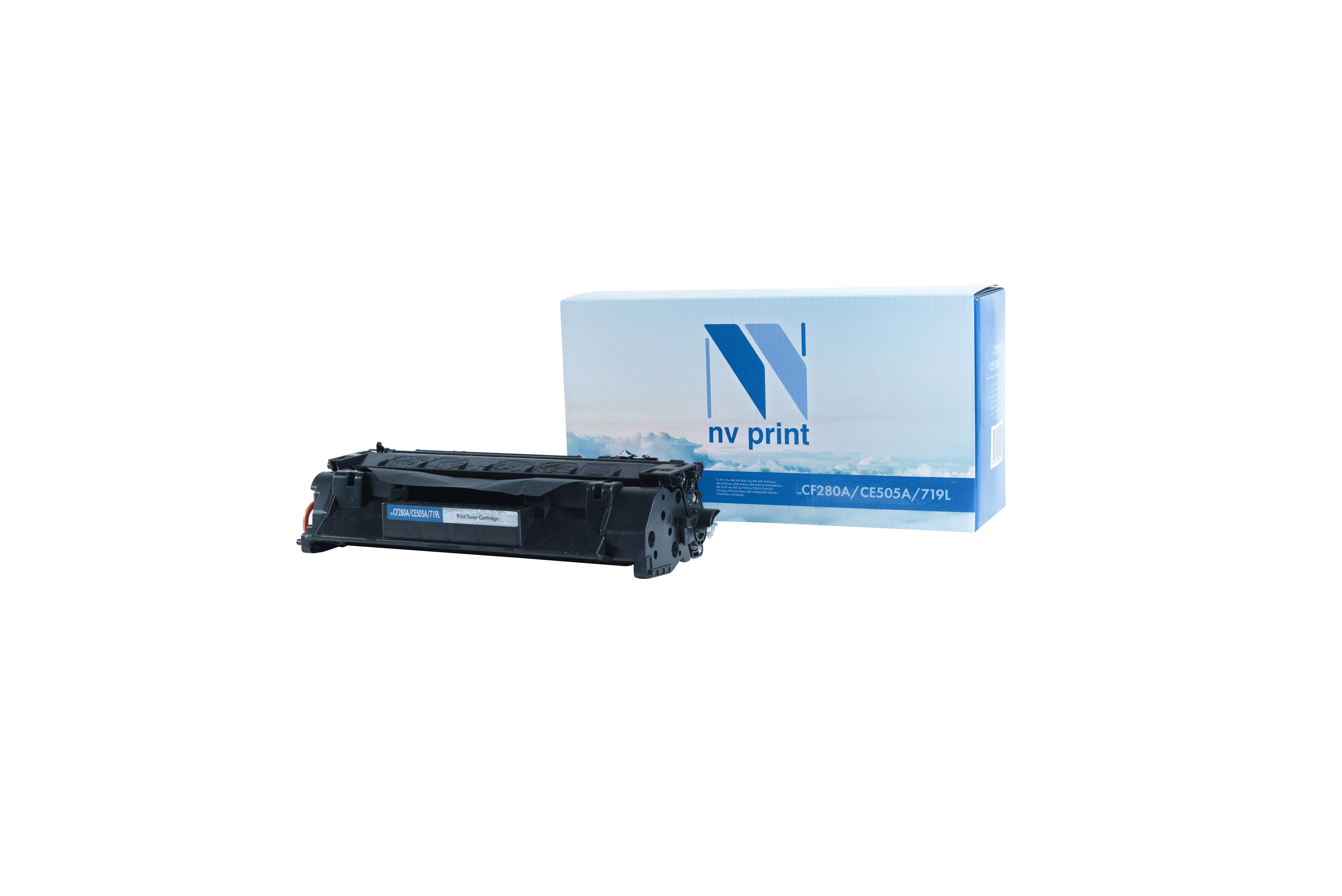 NVPrint CF280A/CE505A/719L Картридж для принтеров HP LJ Pro 400 M401D Pro,  M425 Pro,400 M425DW Pro,P2035/ P2035n/ P2055/  Canon LBP-6300dn/ LBP-6650dn/ MF5840dn/ MF5880dn (2700)