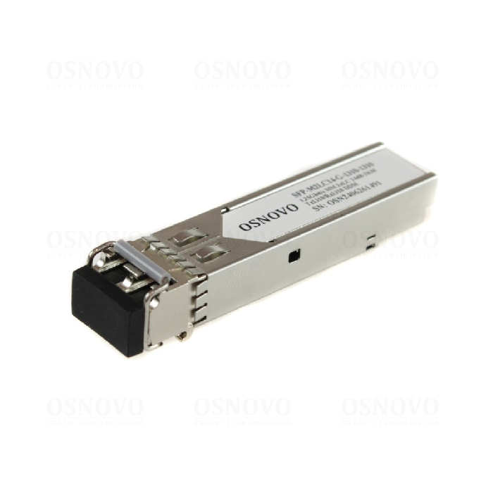 Трансивер/ OSNOVO Оптический SFP Модуль промышленный. Два волокна Multy Mode. Скорость: до 1.25 Гбит/c. Тип разъема: 2xLC. Оптический бюджет: 14дБ. Расстояние передачи - до 2км. Рабочая длина волны,нм - Tx:1310/Rx:1310