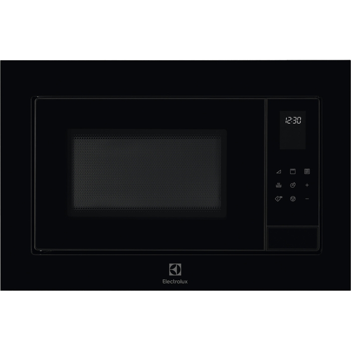 Встраиваемая микроволновая печь ELECTROLUX/ Микроволновая печь с грилем, объем 25 л., высота 390 мм, цвет черный
