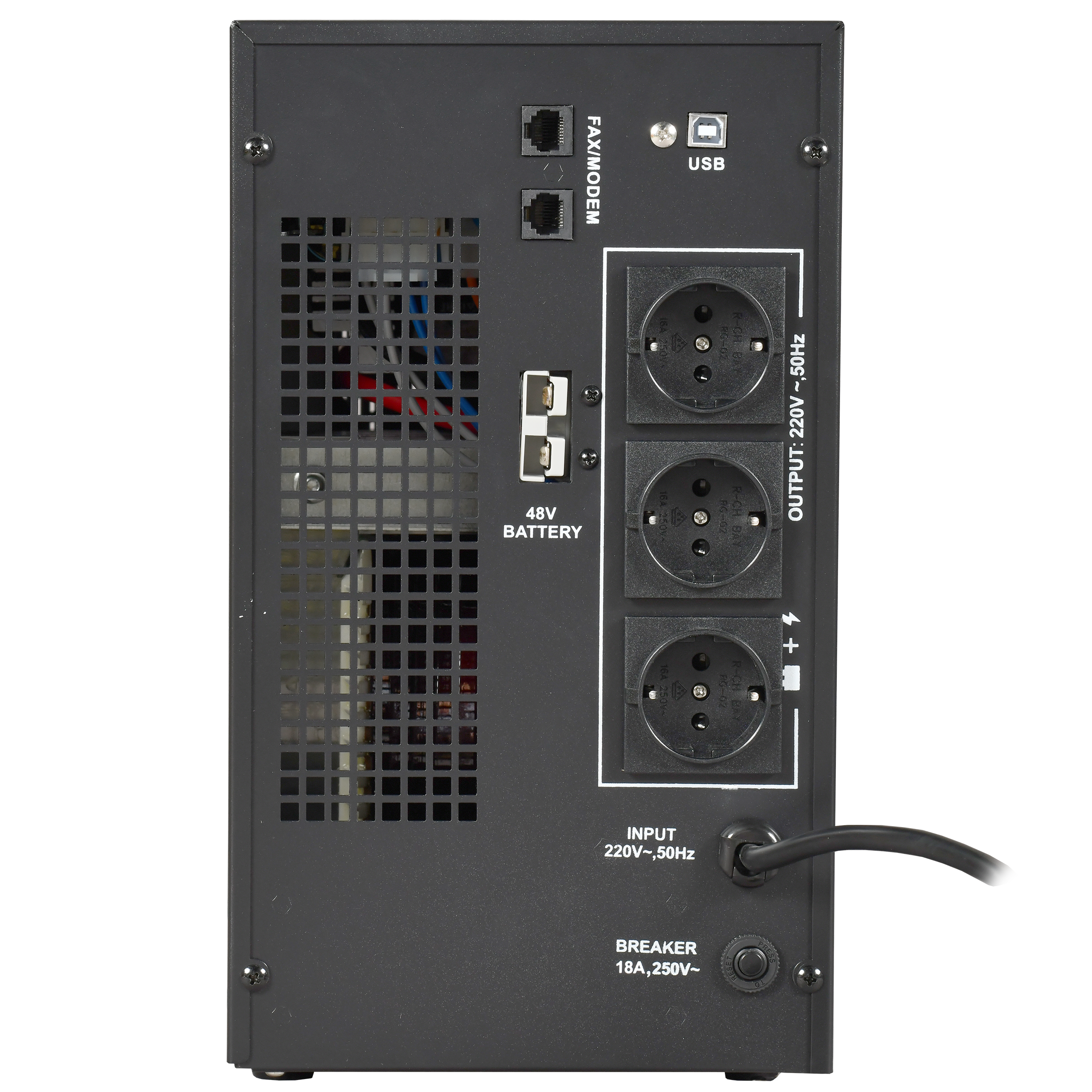 ITK ELECTRA LT ИБП 3кВА/2,4кВт 48VDC без АКБ USB Schuko