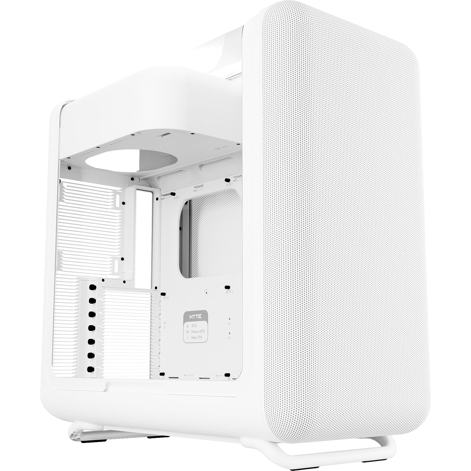 Корпус без блока питания/ Case HYTE X50, Midi-Tower, TG, no fans, 2xUSB-A 3.2, 1xUSB Type-C, E-ATX, ATX, mATX, mITX White Snow