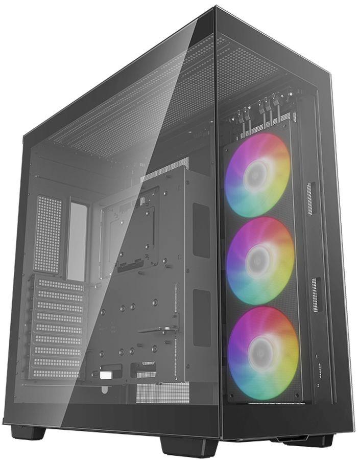 Deepcool CH780 black (ATX, без БП, ARGB, 4xUSB3.2 Type-A + USB3.2 Type-C) (R-CH780-BKADE41-G-1)