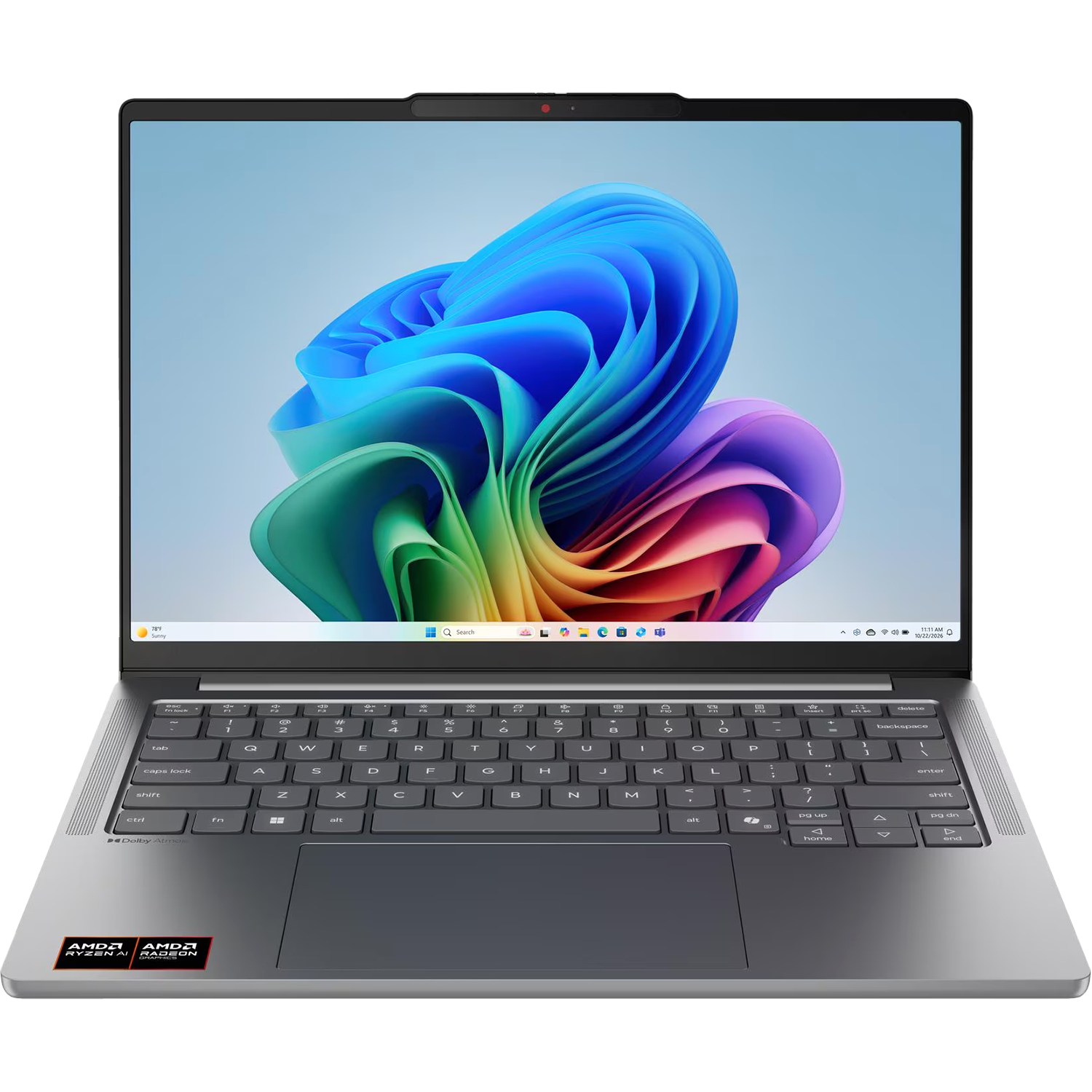 Ноутбук/ Lenovo IdeaPad Pro 5 14AGP11 14"(2880x1800 OLED)/AMD Ryzen AI 7 (Ghz)/24576Mb/1024PCISSDGb/noDVD/Int:AMD Radeon 860M(6144Mb)/Cam/BT/WiFi/100WHr/war 1y/1.43kg/luna grey/noOS + 100W, RU kbd