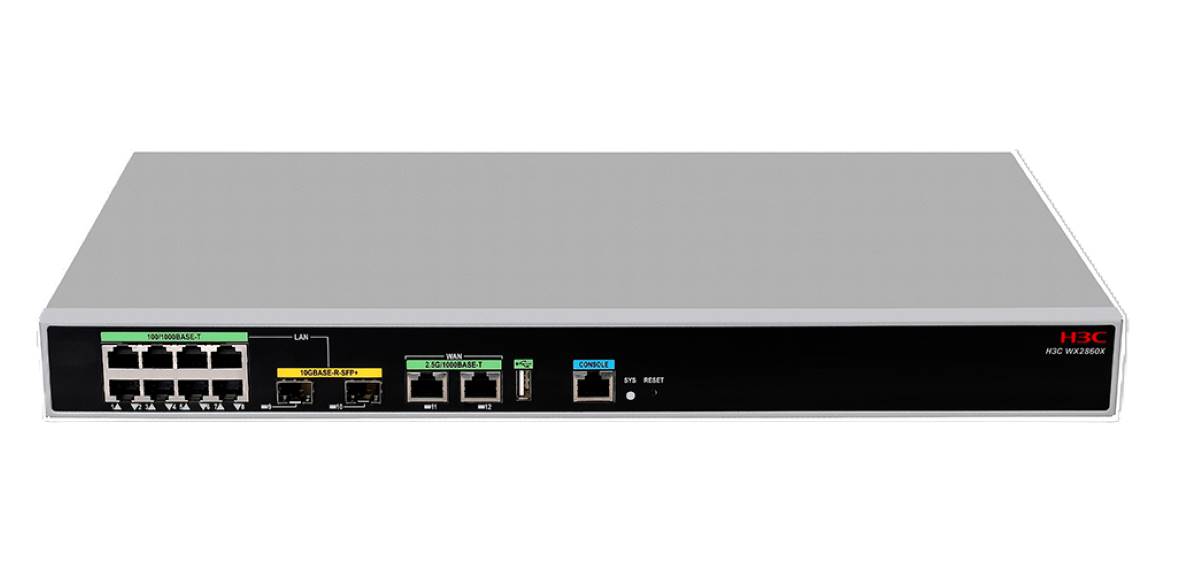 Контроллер управления для точек доступа Wi-Fi/ H3C WX2860X Access Controller with 10*1000BASE-T Ports and 2*SFP Plus Ports
