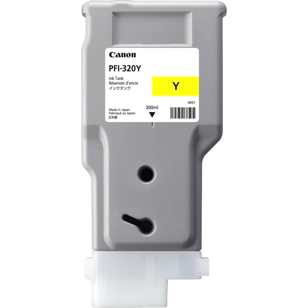 Canon PFI-320Y Картридж для Canon TM-200/TM-205/TM-300/TM-305, Жёлтый. 300 мл