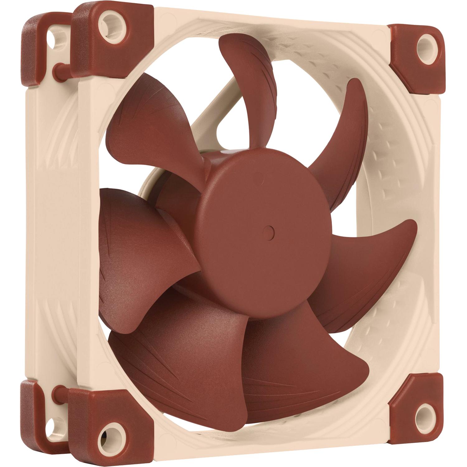 Кулер для корпуса/ Case Cooler Noctua NF-A8 FLX (80x80x25mm, 3-pin, 29.66CFM, 16.1dBA, 2000RPM, Beige/Brown)