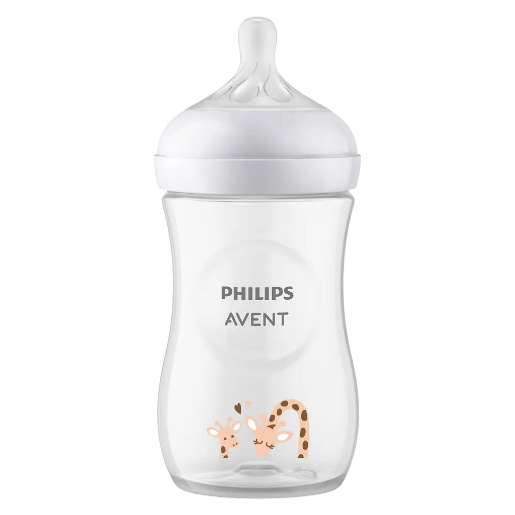 Бутылочка Avent/ Бутылочка для кормления 260 мл, NATURAL, средний поток, от 1 мес