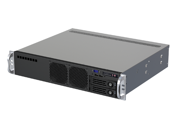 Серверный корпус/ 2U chassis; ATX, Micro-ATX, Mini-ITX MBs; 2 x 3.5''hs + 2 x 3.5'' internal + 1 x 2.5'' internal; flex ATX 500W; no rails