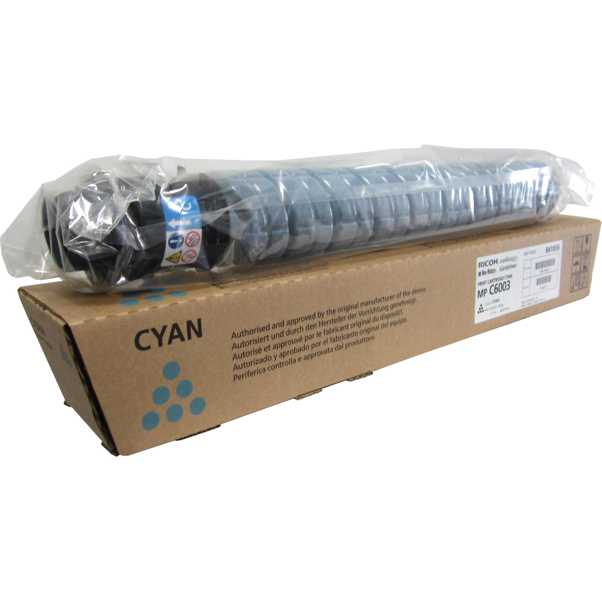 Ricoh Картридж тип MPC6003 голубой MPC4503/C5503/C6003 (22500стр) (841856)