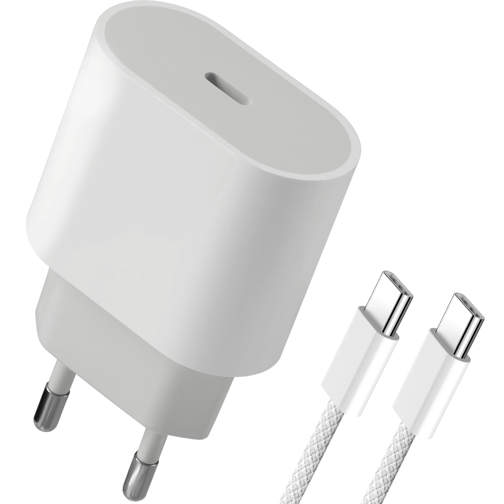 Defender Сетевой адаптер UPA-121 20W, USB C,кабель Type-C,белый