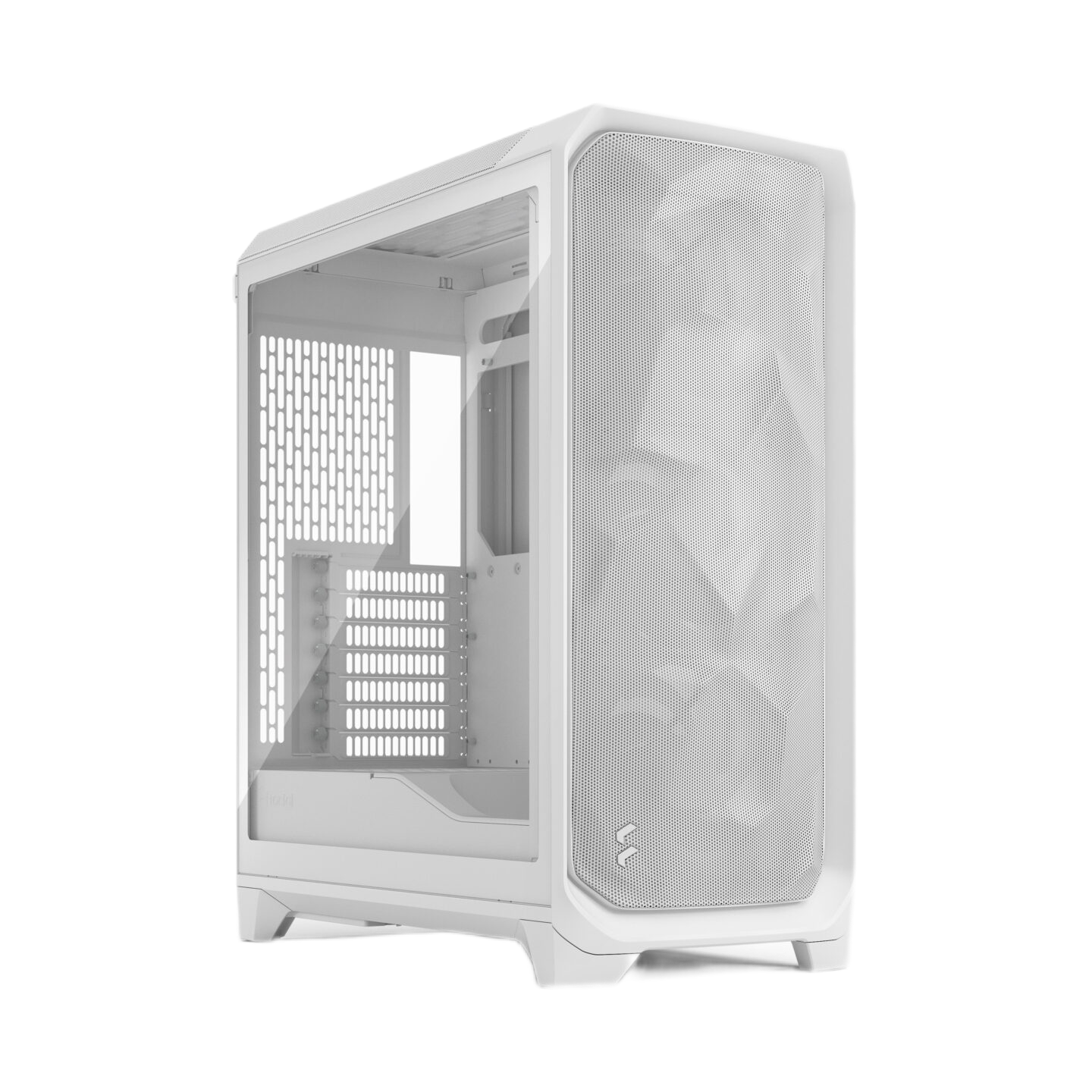 Корпус ПК без блока питания/ Case Fractal Design Meshify 3 TG Clear Tint, Midi-Tower, 3x140mm, 2xUSB-A 3.2 + 1xUSB 3.2 Type-C E-ATX, ATX, mATX, mITX, White