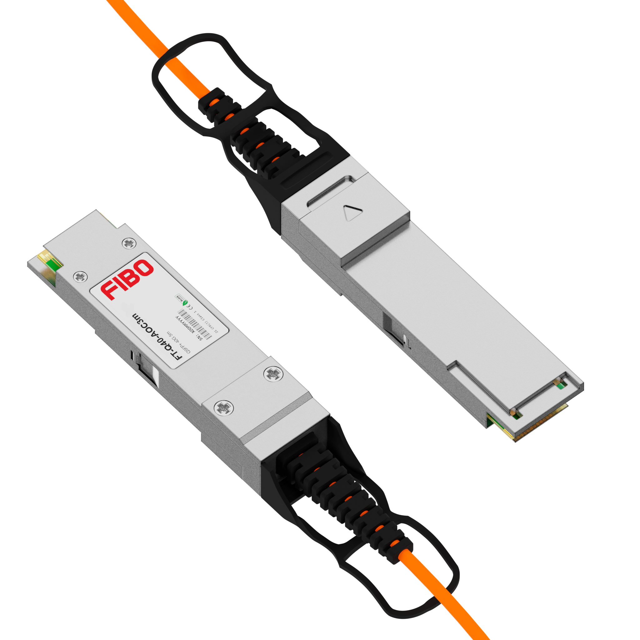 Кабель/ FIBO FT-Q40-AOC3m QSFP+ AOC модуль, оптический кабель, 3 метра