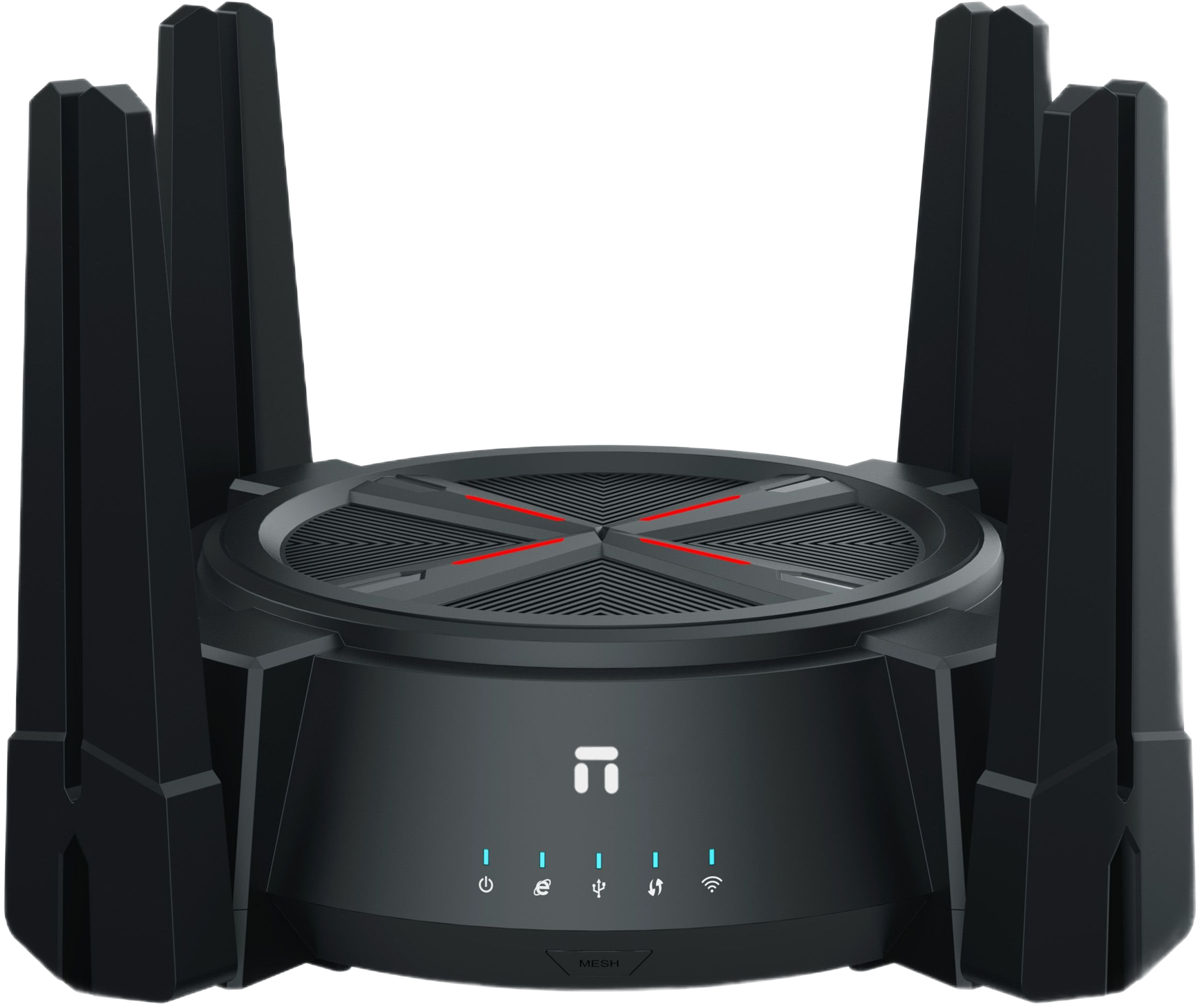 Маршрутизатор/ Netis AX6000 Wireless Dual Band Gigabit Router, 8*5dBi external fixed antennas, FXS, IPTV function and full dual access support, USB3.0