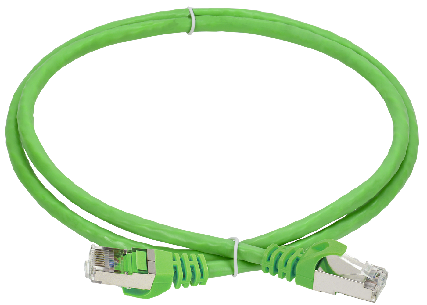 ITK Коммутационный шнур кат. 6 FTP PVC 0,5м зеленый