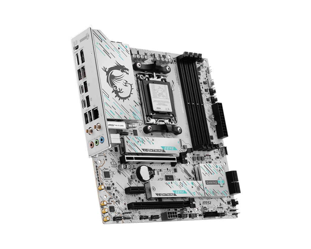 MSI B850M GAMING PLUS WIFI SocketAM5 AMD B850 4xDDR5 mATX AC`97 8ch(7.1) 5Gigabit RAID+HDMI+DP