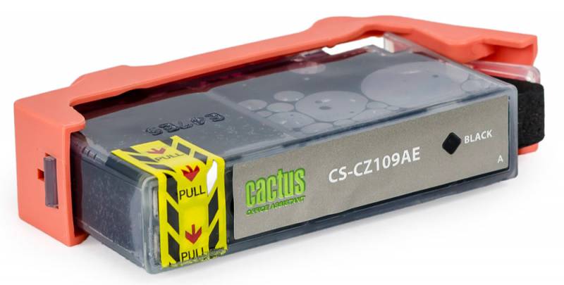 CACTUS CZ109AE Картридж струйный CS-CZ109AE черный для №655 HP DJ IA 3525/5525/4515/4525 (21,6ml)