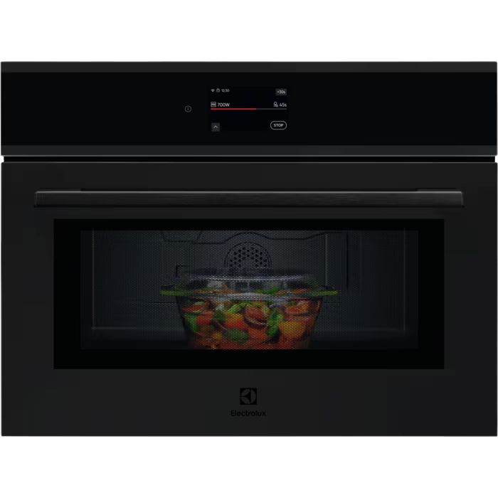 Встраиваемая микроволная печь Electrolux/ Встраиваемая СВЧ, микроволны и гриль, объем 44 л, выходная мощность микроволн 1000 Вт,гриля 1200 Вт, управление электронное, автоприготовление, авторазмораживание, цвет черный