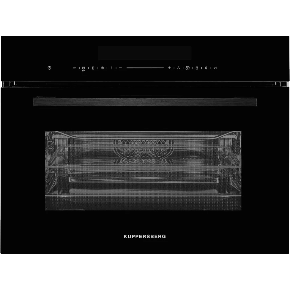 Встраиваемый духовой шкаф Kuppersberg/ KITCHEN RETAIL / Встраиваемый духовой шкаф Kuppersberg, компактный, с СВЧ, ШхВхГ: 59.5х45.4х56.8 см, 50 л, гидролизная очистка, черный цвет
