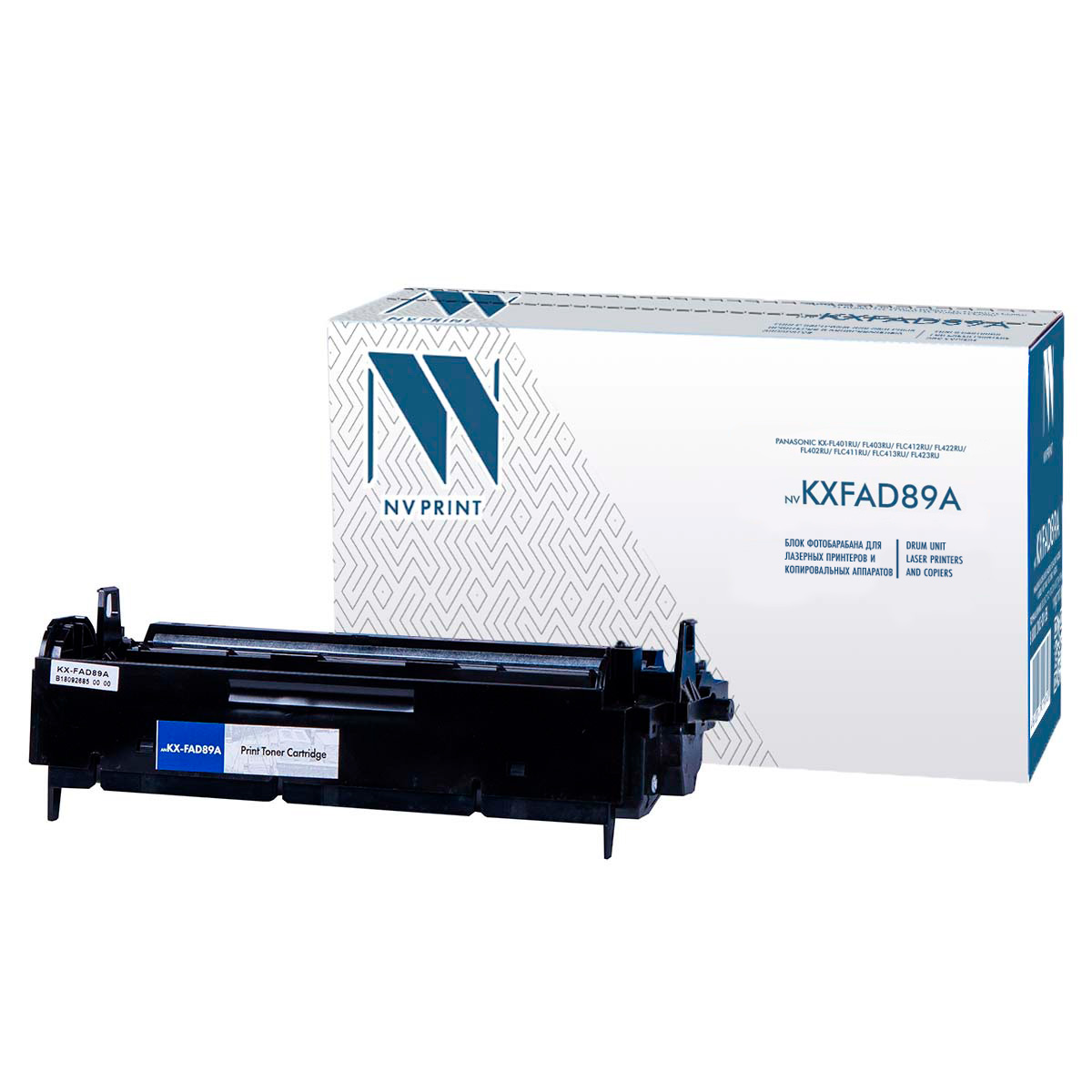 Блок фотобарабана NVP совместимый NV-KX-FAD89A для Panasonic KX-FL401RU/ FL403RU/ FLC412RU/ FL422RU/ FL402RU/ FLC411RU/ FLC413RU/ FL423RU (10000k)
