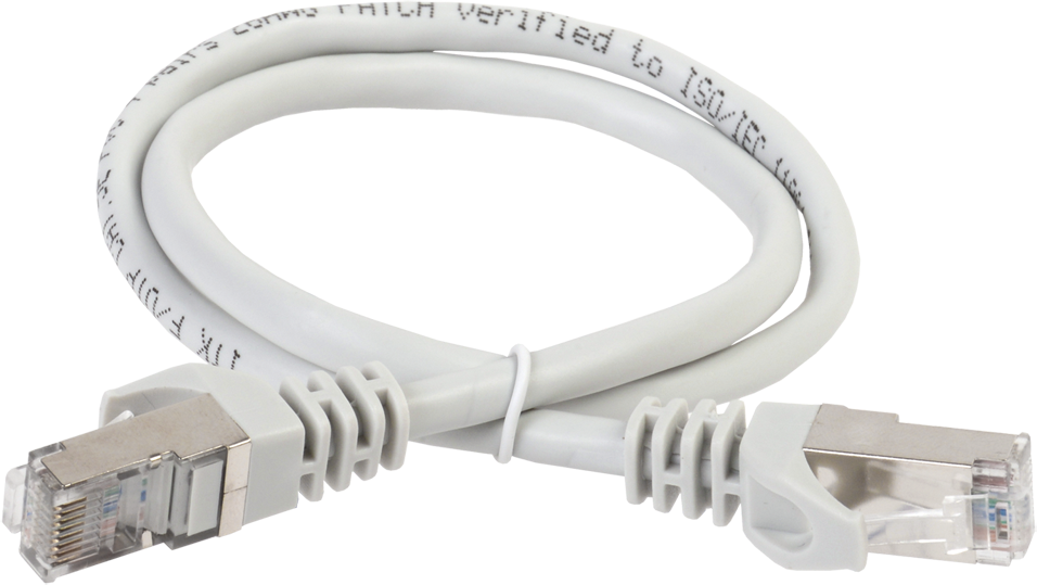 ITK PC01-C5EF-1M5 Коммутационный шнур (патч-корд), кат.5Е FTP, 1,5м, серый