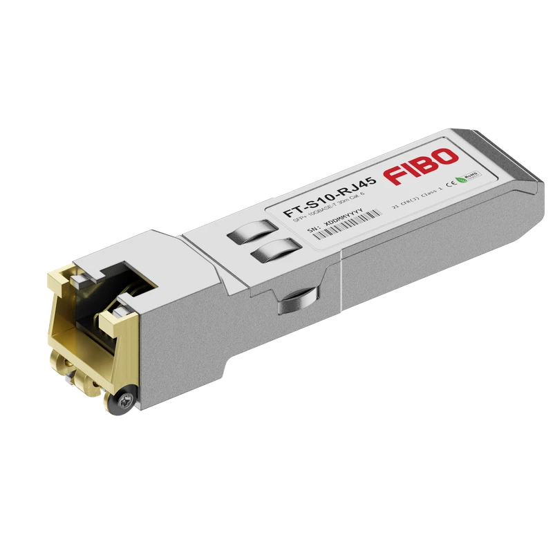 Трансивер/ FIBO FT-S10-RJ45 SFP+ модуль RJ45, 10G, 30м, cat 5E